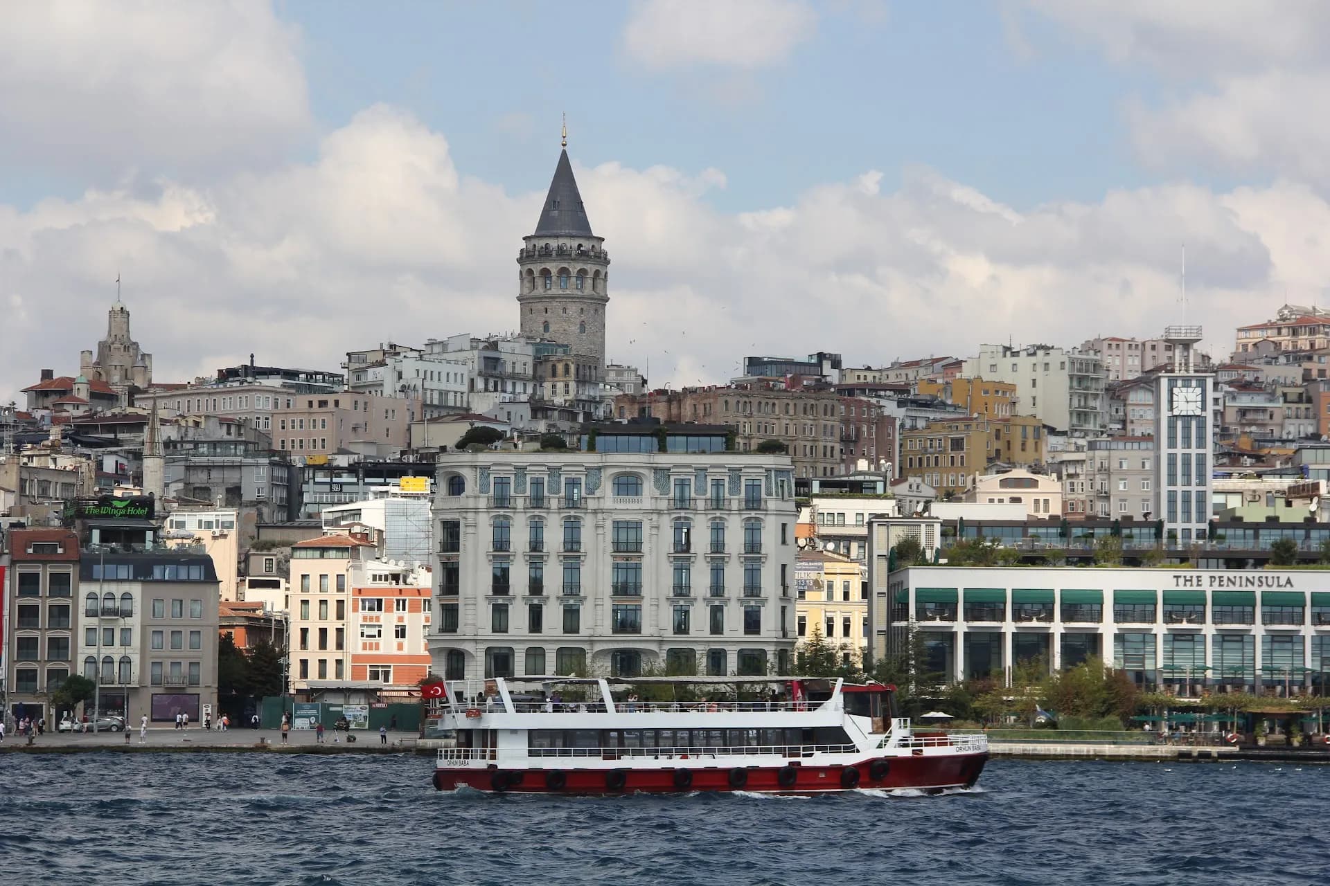 Galataport sahil - yürüyüş yolu