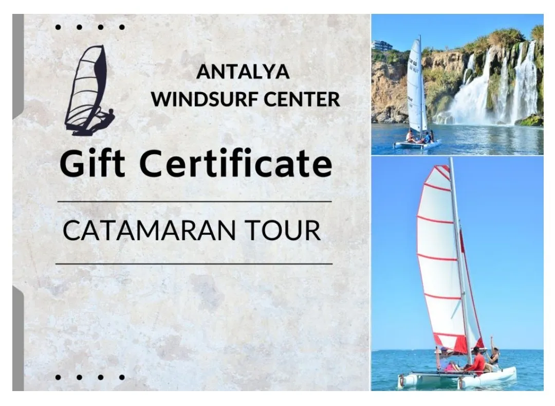 Antalya Windsurf Center "Windsurf Lesson & SUP Rental & Catamaran sailing & Rüzgar Sörfü & Kürek Sörfü & Yelken" 3