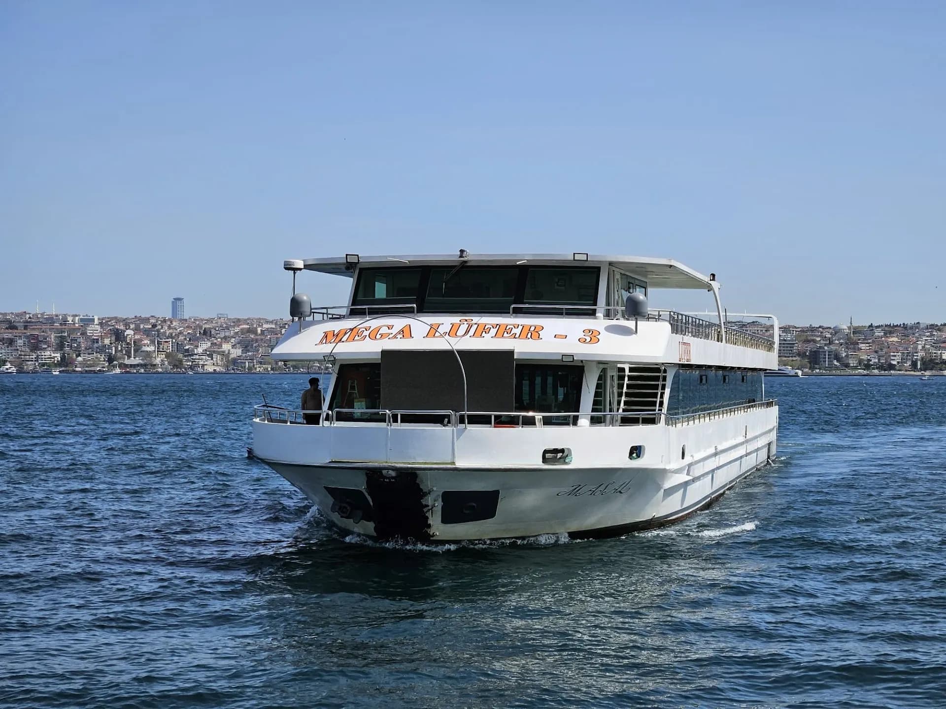 Mega Lüfer Yacht-3 | Golden Horn Bosphorus Daytime Afternoon Sunset Dinner Cruise 3