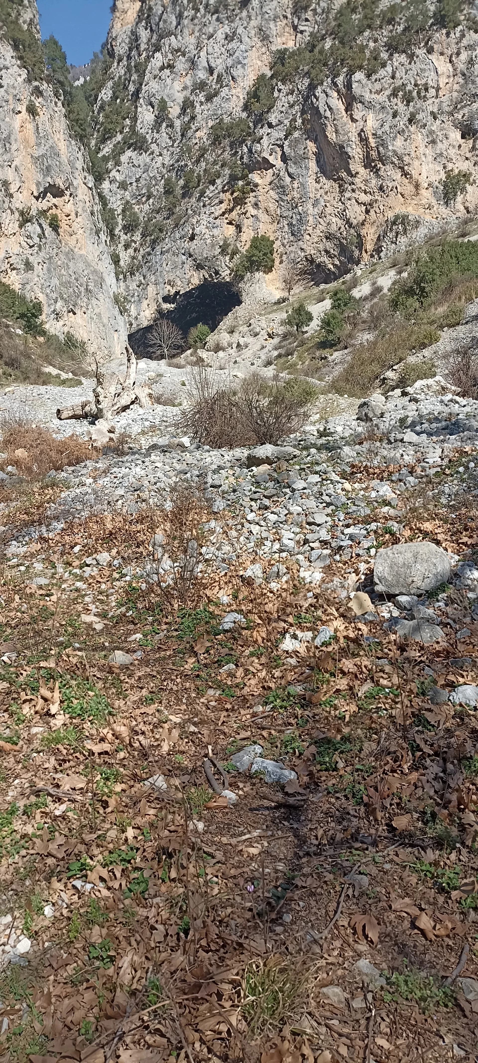 Deve tüneli yürüyüş alanı